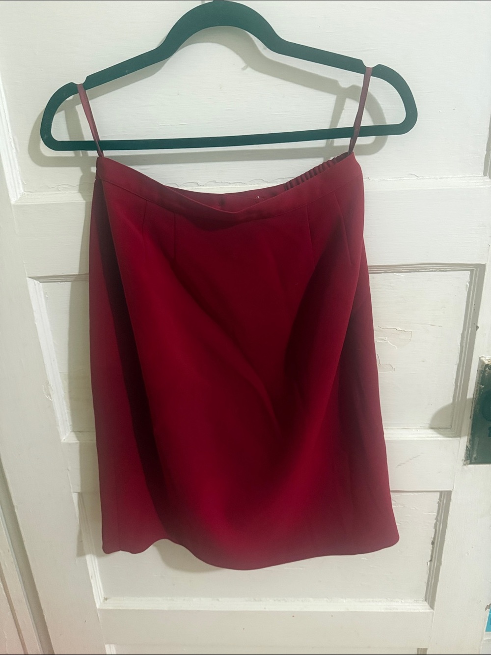 Le Suit Deep Wine Mini Skirt